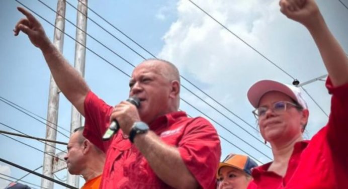 Diosdado Cabello reafirma el liderazgo de Maduro para movilizar al pueblo venezolano