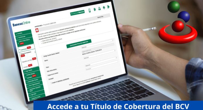 ¡En BanescOnline! Clientes Banesco podrán adquirir Títulos de Cobertura del BCV