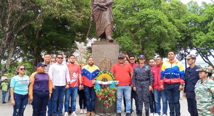 En Cedeño conmemoran 214 años del primer paso a la Independencia