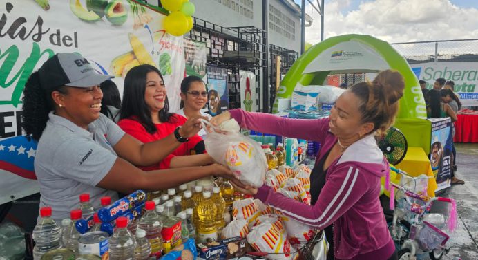 Feria del Campo Soberano beneficia a más de 1.439 familias en Maturín