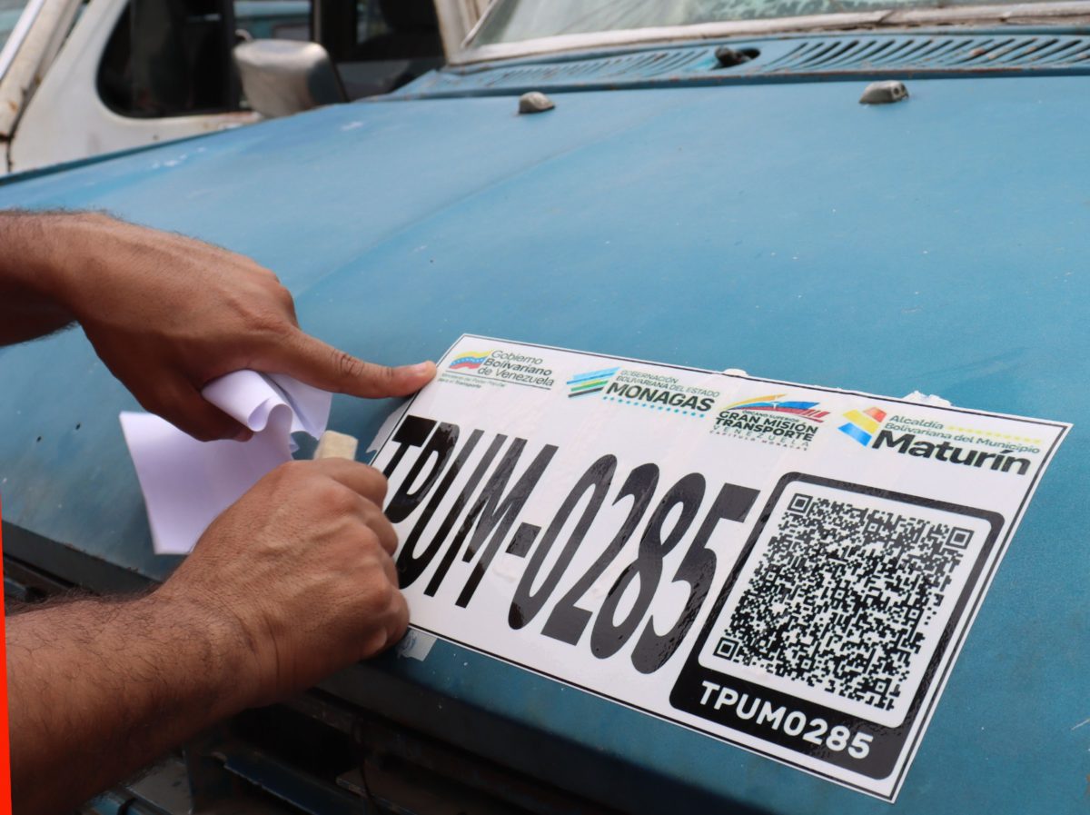 Inician colocación del código QR en unidades de transporte público de Monagas 3 inician colocacion del codigo qr en unidades de transporte publico de monagas laverdaddemonagas.com qr 3