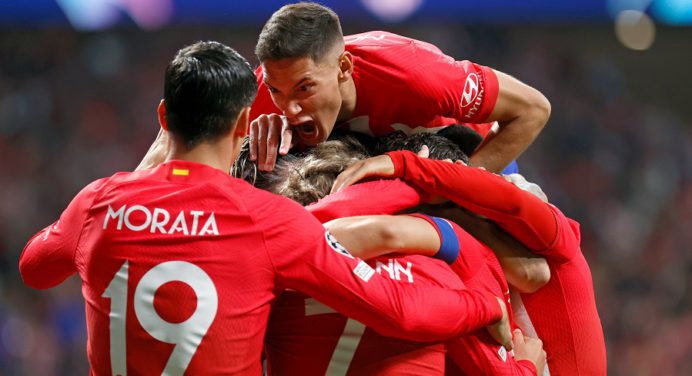 Atlético de Madrid derrota al Dortmund y pica adelante