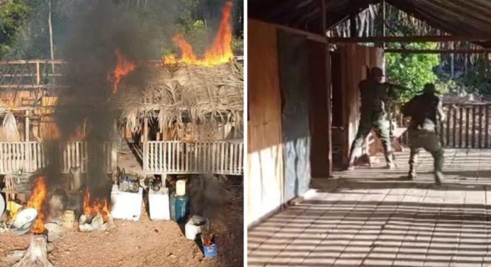 FANB: Tres estructuras clandestinas de minería ilegal fueron desmanteladas