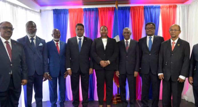 Juramentación de los miembros del Consejo Presidencial de Transición de Haití