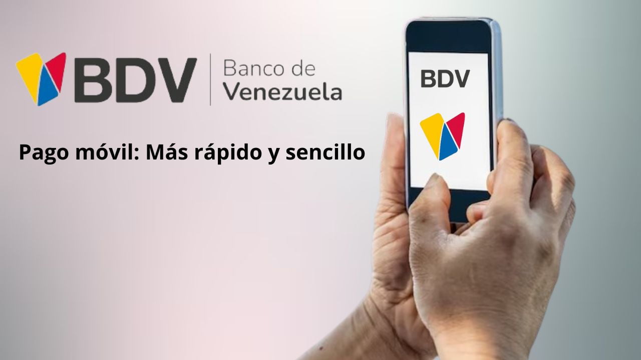 ¡Nueva actualización del BDV! Anota este paso a paso y realiza tu pago móvil