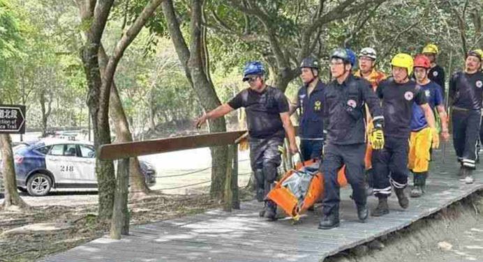 Más de 900 personas atrapadas en las montañas de un parque de Taiwán tras el sismo