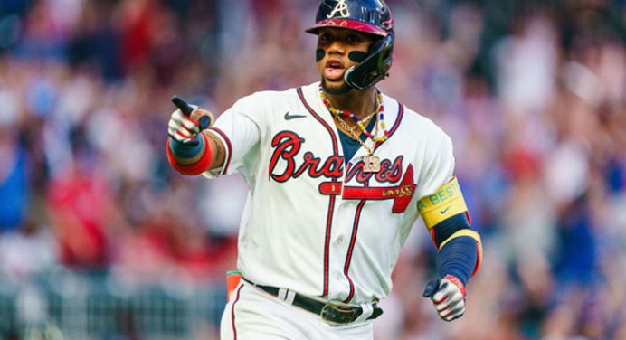 ¡Para la calle! Ronald Acuña Jr. despacha el primer jonrón de la temporada (+Video)