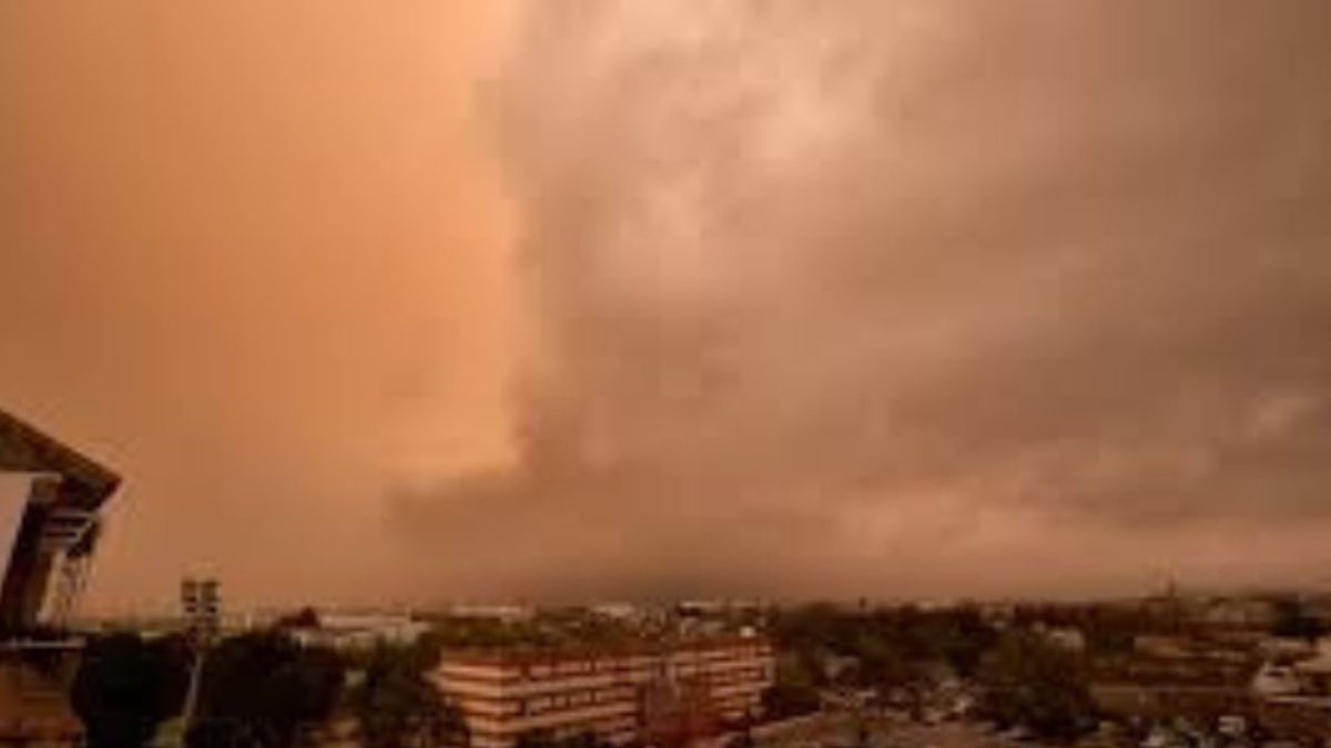 lluvias y polvo del Sahara