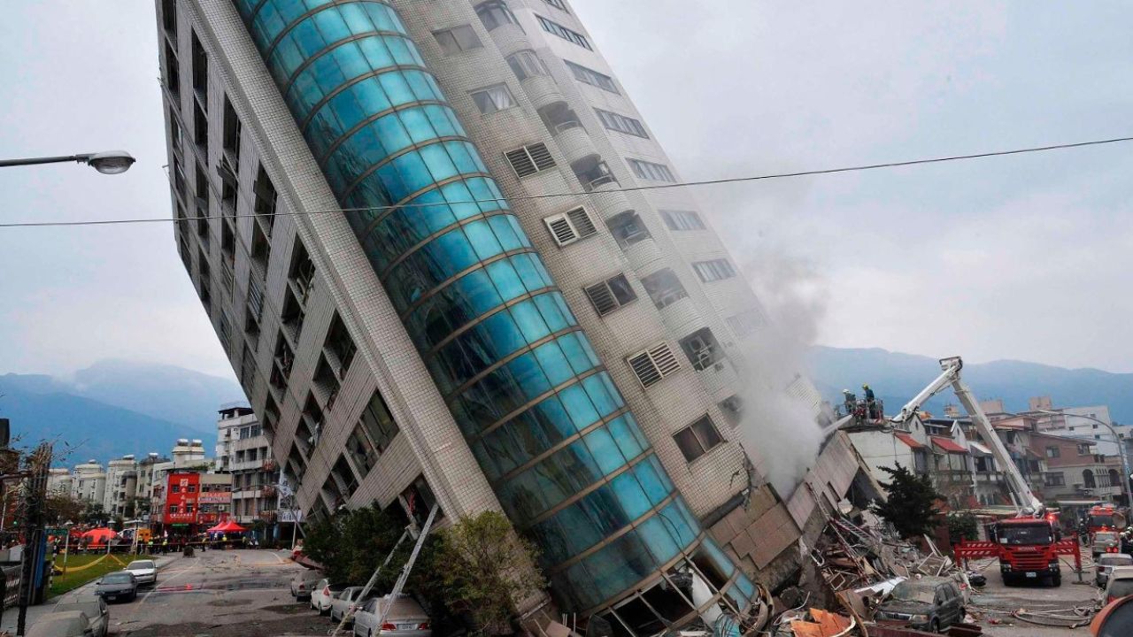 el terremoto en Taiwan