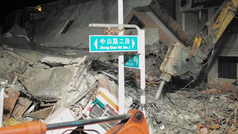 El terremoto en Taiwán 