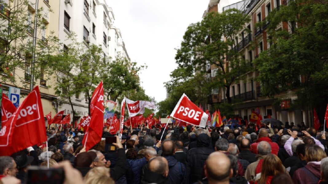 Socialists gathered in Madrid to support Pedro Sánchez