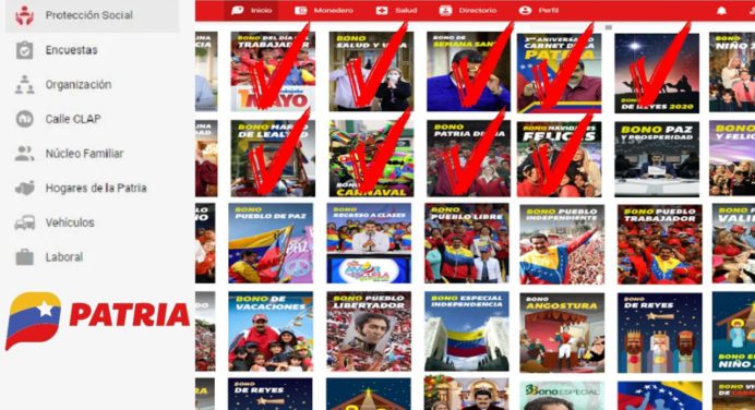 Ve tachando los BONOS PATRIA de esta segunda semana abril 2024