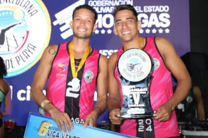 Monagas ganó la quinta parada de la Liga de Voleibol de Playa