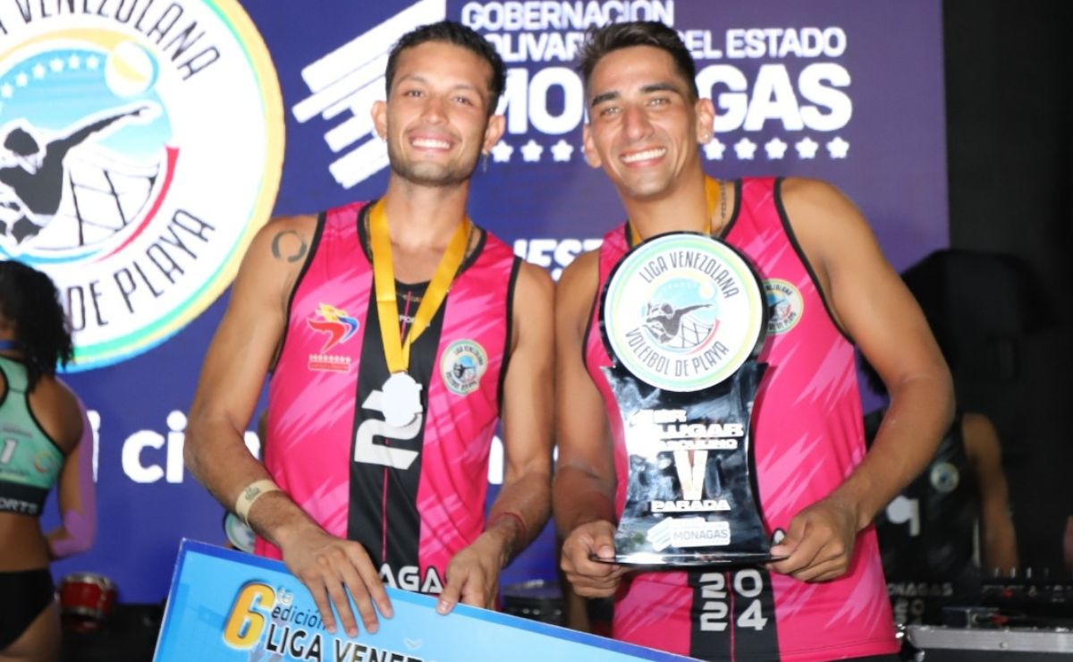 Monagas ganó la quinta parada de la Liga de Voleibol de Playa