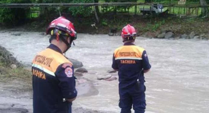 Autoridades de Táchira monitorean la llegada de las fuertes lluvias