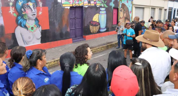 Ciudad Mural engalanó las calles de Caripe con 12 expresiones artísticas