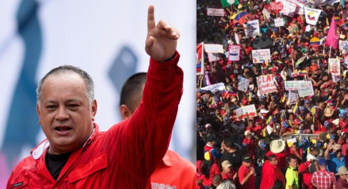 Diosdado Cabello lidera movilización del PSUV en Apure
