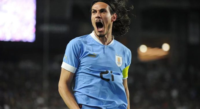 Edinson Cavani se despidió de la selección de Uruguay