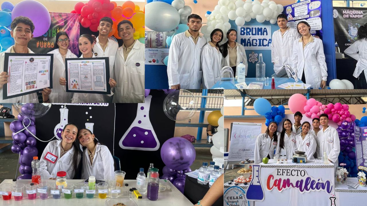 Estudiantes del Celam sorprenden con innovadoras propuestas en la Feria de Ciencias  