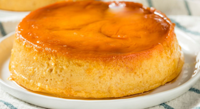 FLAN de BANANA SIN HORNO SIN Azucar SIN Gluten DELICIOSO #31May