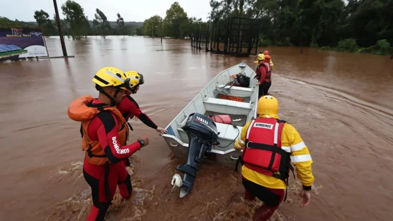 intensas lluvias en Brasil