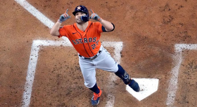 José Altuve conectó su octavo jonrón de la presente temporada 2024