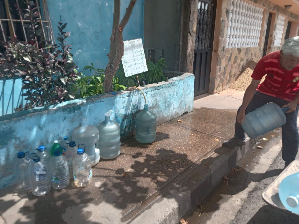 falta de agua