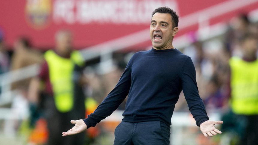 Xavi Hernández fue destituido del conjunto culé