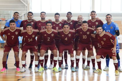 Vinotinto de Futsal se ubica en el Grupo F