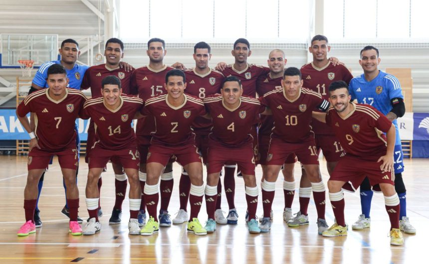 Vinotinto de Futsal se ubica en el Grupo F