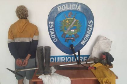 Detienen en Quiriquire a alias "El Ruso"