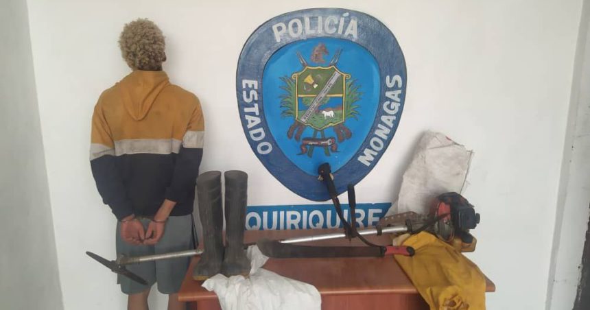 Detienen en Quiriquire a alias "El Ruso"