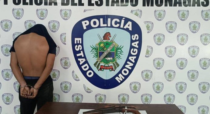 Alias «El Caravana» fue detenido por Polimonagas en El Silencio