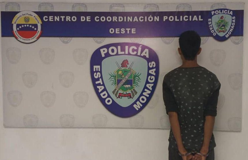 Polimonagas detuvo a un sujeto que agredió a su madre