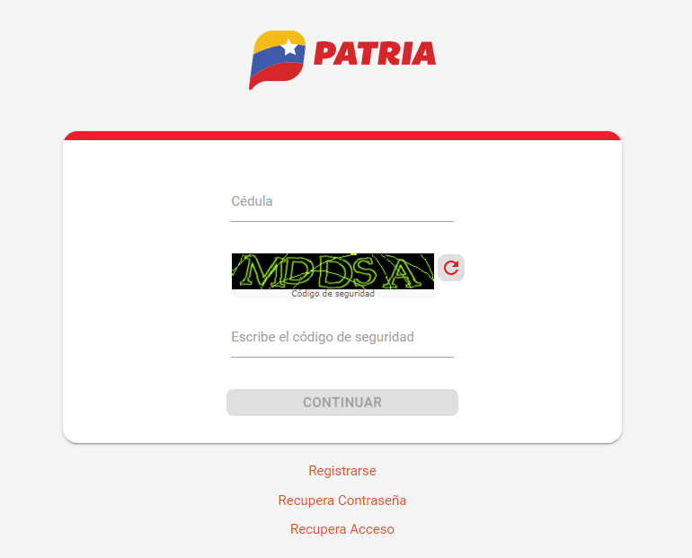 subsidio en PATRIA