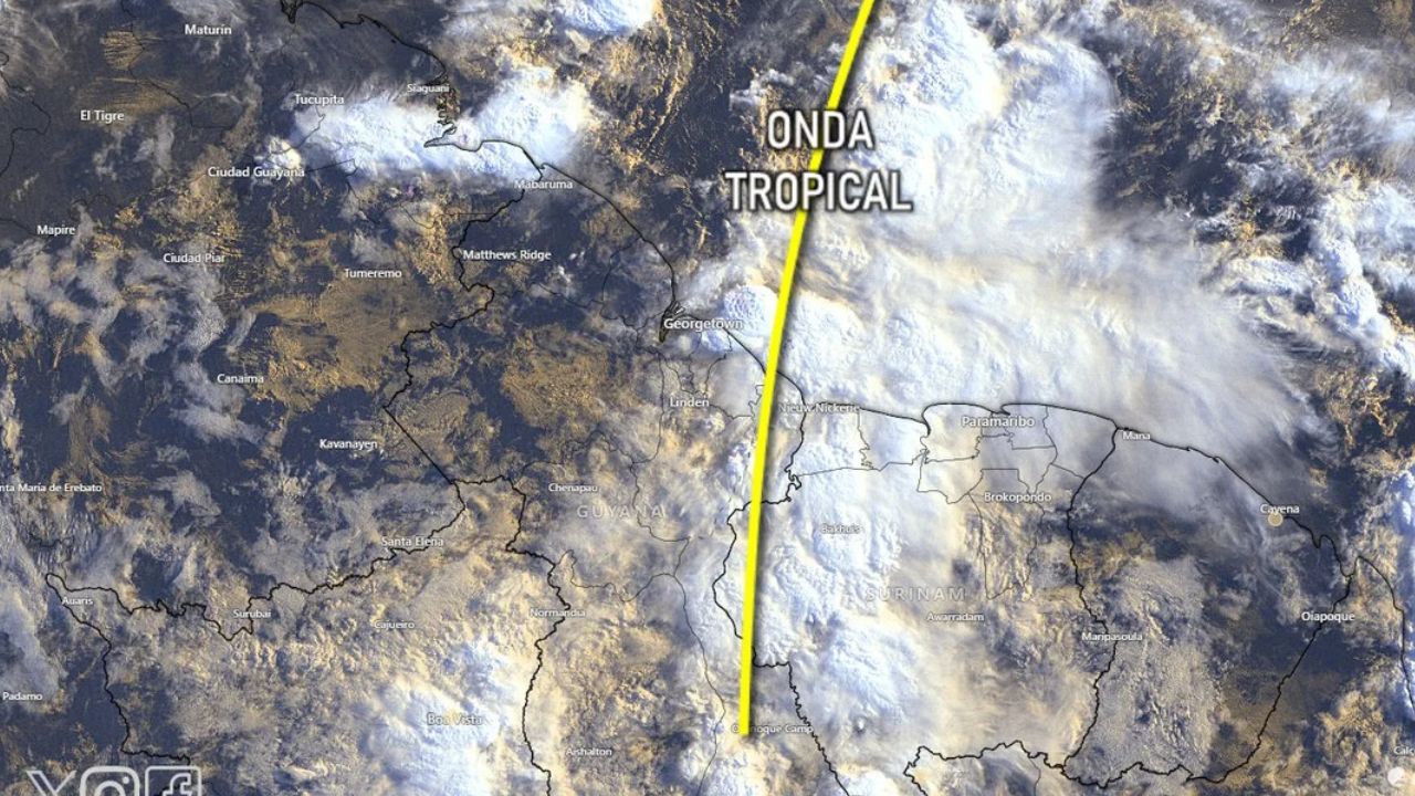 Primera onda tropical en Venezuela