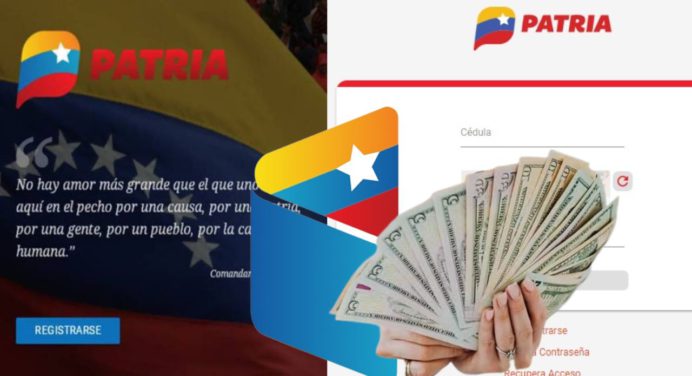 Recarga tu MONEDERO PATRIA con el BONO de HOY