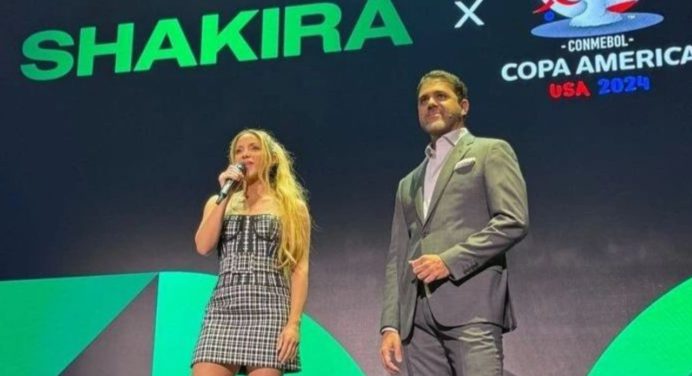 Shakira canta el tema oficial de la Copa América 2024