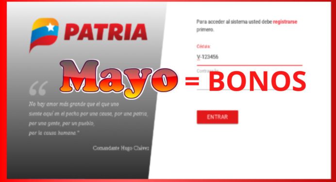 ¡Sí, son 4 BONOS PATRIA! Primera semana de mayo llegó con plata
