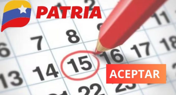 Tienes 15 días para aceptar el BONO PATRIA: ¡Recíbelo Ya!