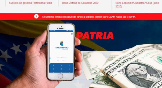 Transferir saldo desde Monedero Patria en tan sólo 6 pasos