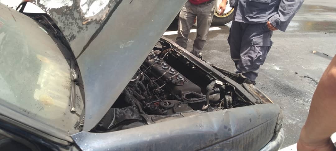 vehiculo se incendio en la avenida libertador de maturin laverdaddemonagas.com whatsapp image 2024 05 09 at 7.33.31 pm