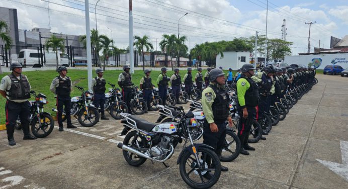 50 motocicletas reforzarán seguridad en el municipio Maturín