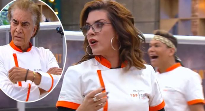 Alicia Machado arremete contra José Luis Rodríguez “El Puma” en “Top Chef VIP 3”