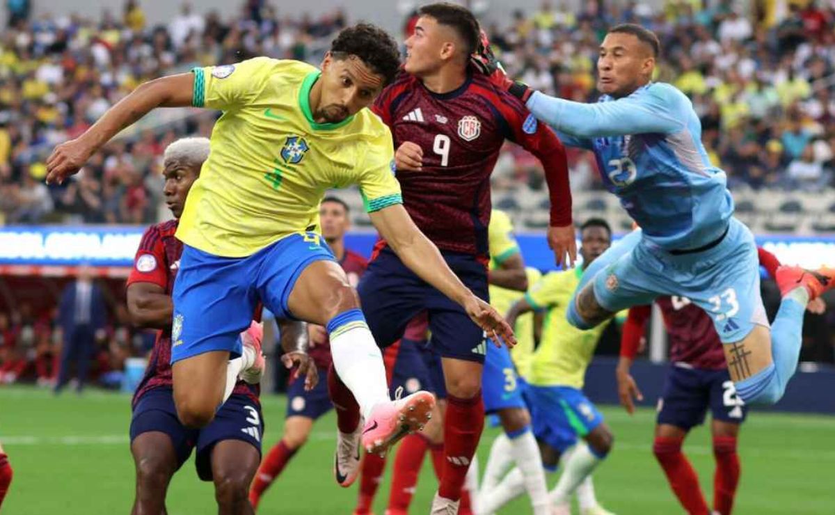 Brasil y Costa Rica empataron en su debut