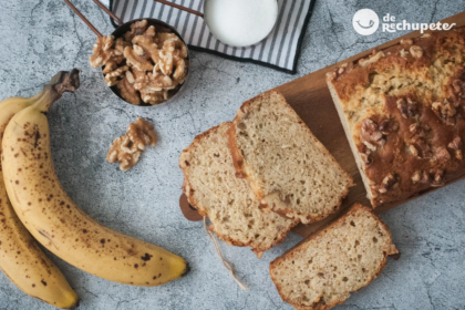 BUDÍN DE BANANA: ¡Muy fácil, húmedo y rico!