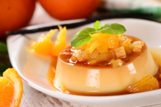 FLAN de NARANJA sin HUEVO ni HORNO: ¡Fácil y riquisimo! #06Jun