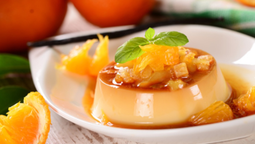 FLAN de NARANJA sin HUEVO ni HORNO: ¡Fácil y riquisimo! #06Jun