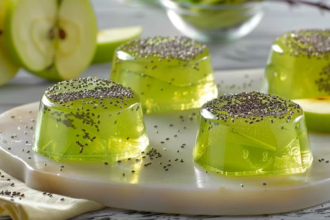 GELATINA de MANZANA VERDE con CHÍA +RECETA rica en COLÁGENO #10JUN