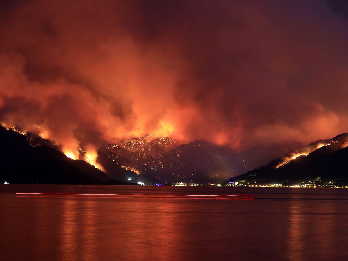 Incendios forestales en Turquía 